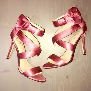 Nicole Miller satin sandal